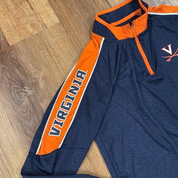 Colosseum Virginia Cavaliers (UVA) Boy’s Half-Zip Jacket (Size: L 16-18) - Picture 4 of 7